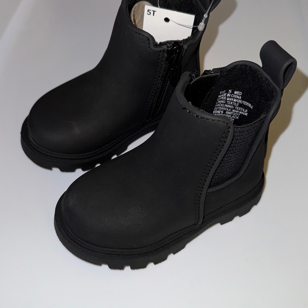 Black Toddler Boots